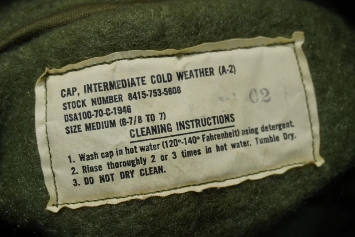 U.S.NAVY Cap Cold weather 1970年 sizeM new?