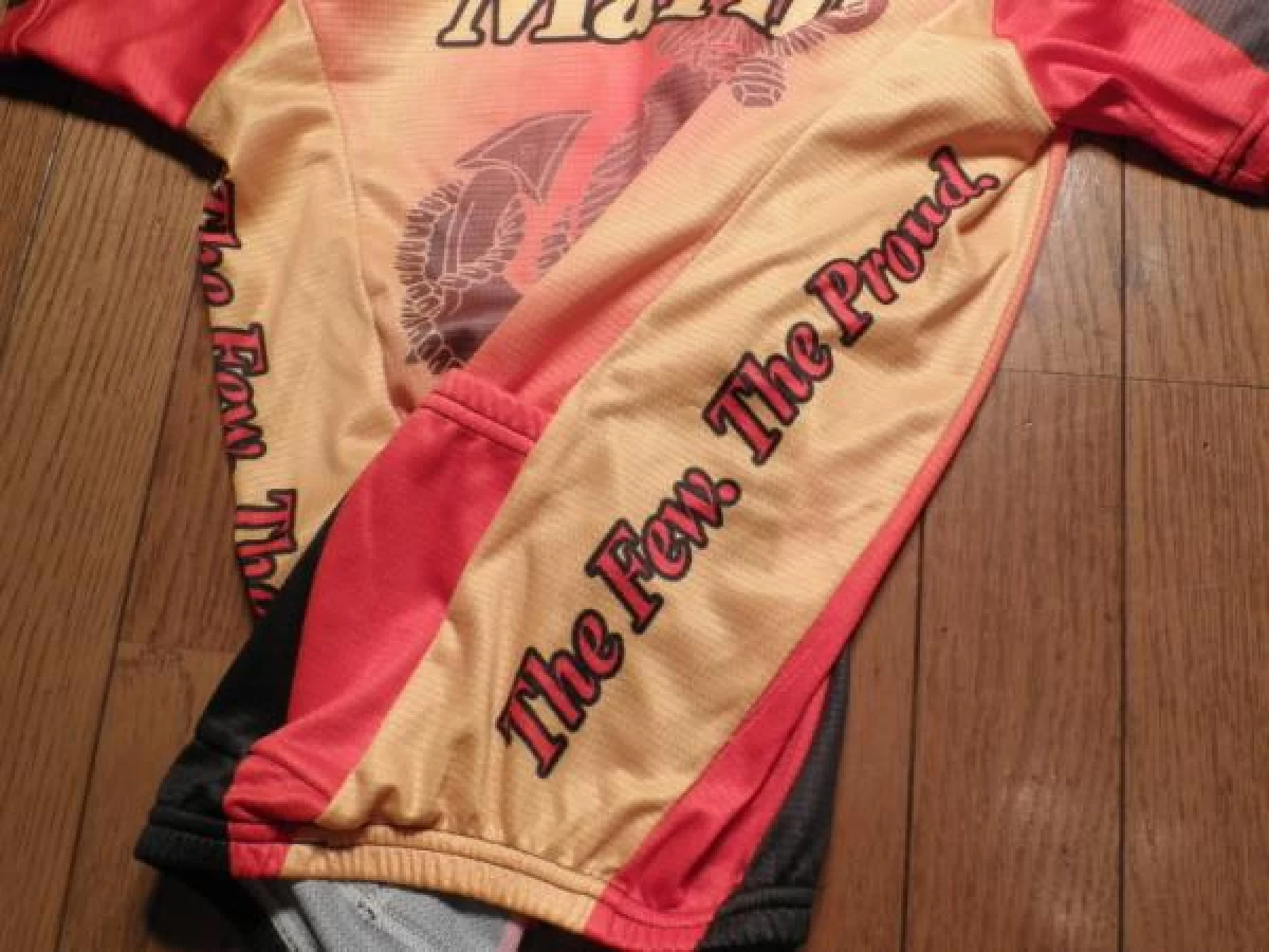 U.S.MARINE CORPS Cycling Shirt sizeS used