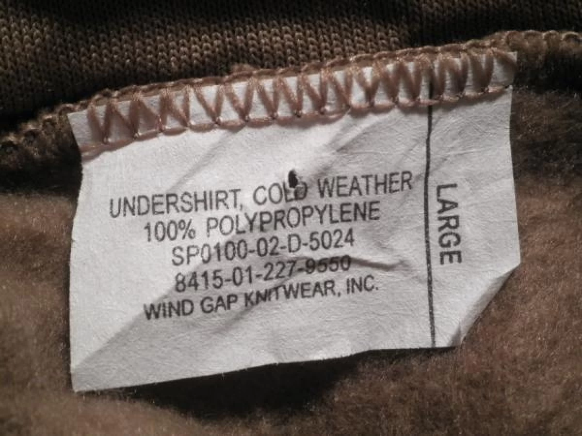 U.S.Under Shirt Cold Weather sizeL used