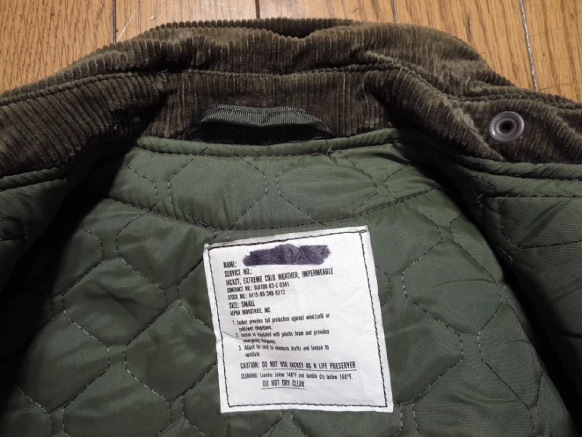 U.S.NAVY Deck Jacket Extreme Cold Weather sizeS