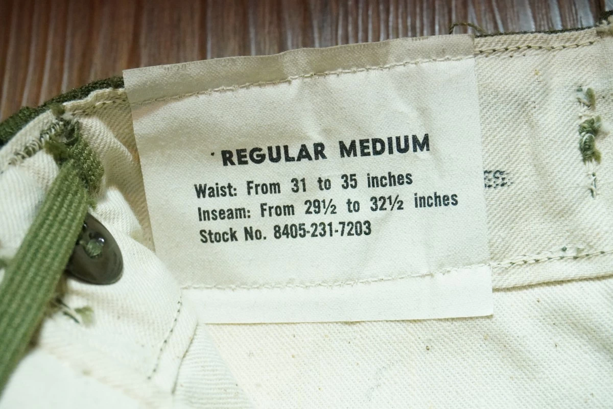 U.S.M-1951 Trousers Wool 1953年 sizeM-Regular new?