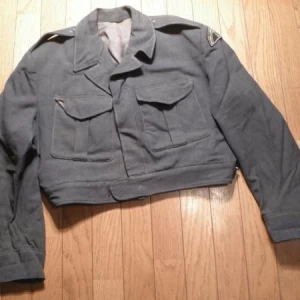 CANADA Blouse Wool Blue 1950年代 size? used