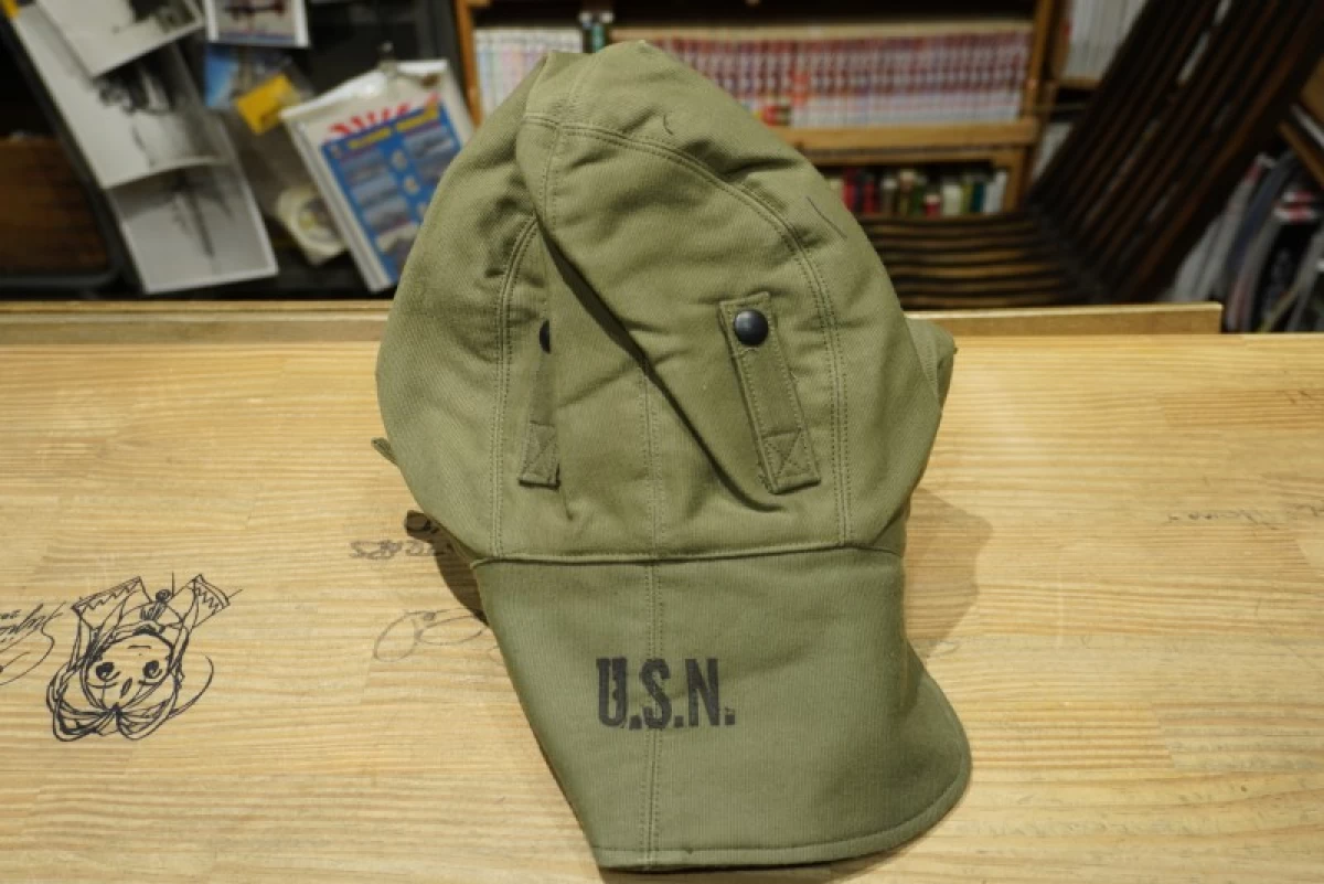 U.S.NAVY Cap for Cold Weather 1940年代 size7 new