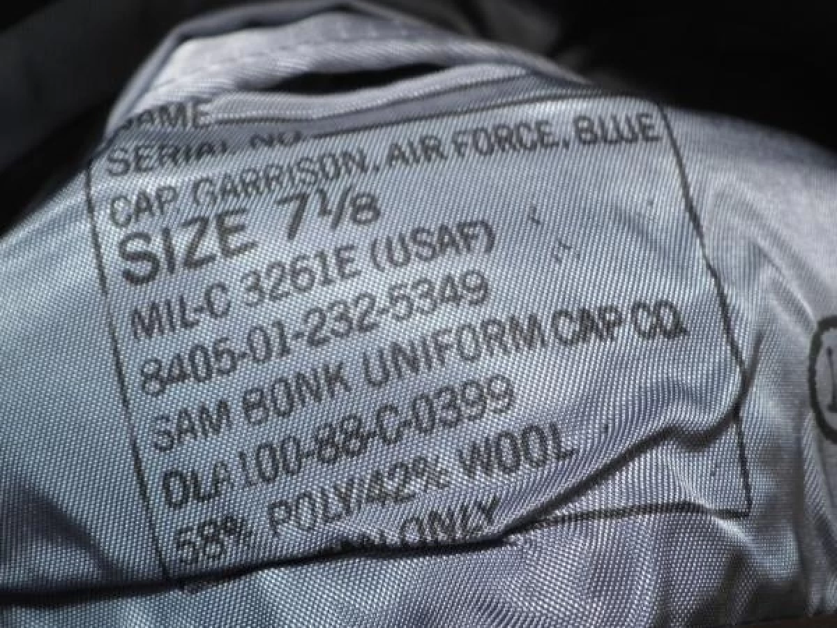 U.S.AIR FORCE Cap Garrison 1988年 size7 1/8 new