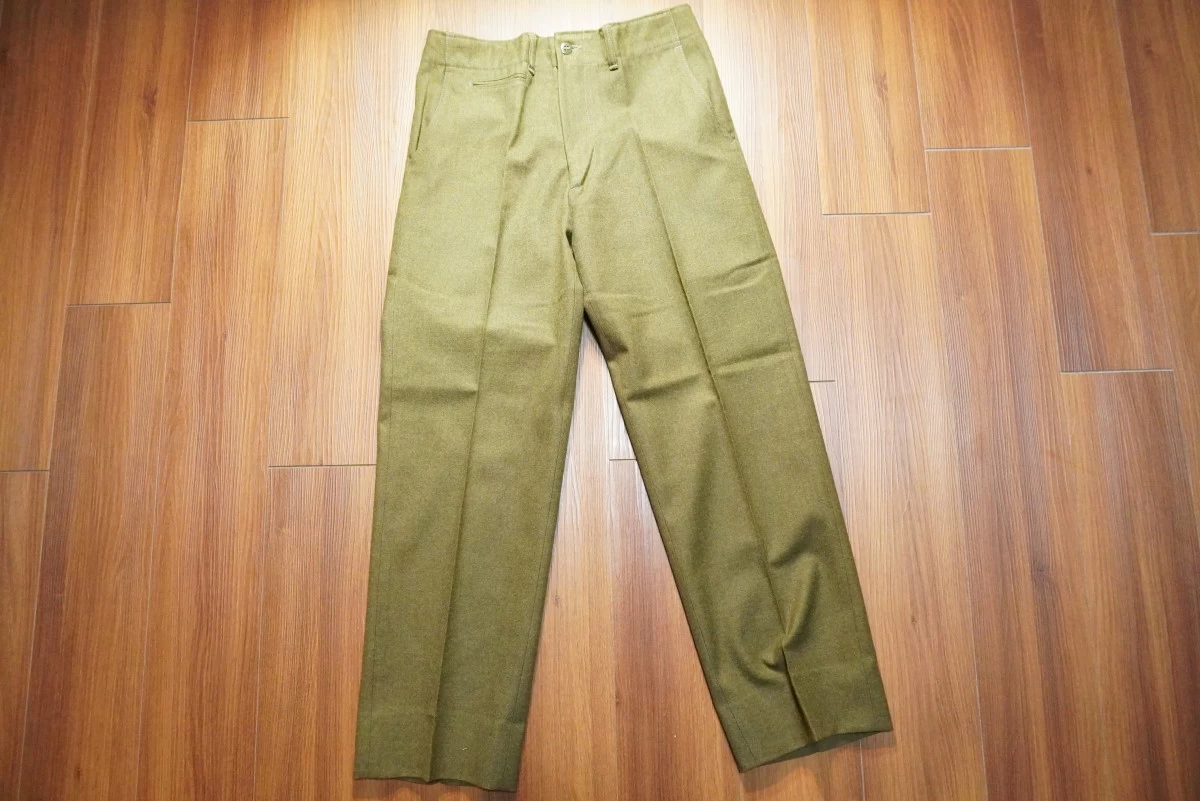 U.S.Trousers Winter WOOL? 1950-1960年代? size31 used